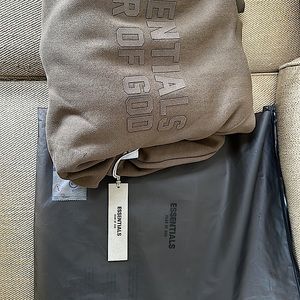 Essentials Fear Of God Wood Hoodie